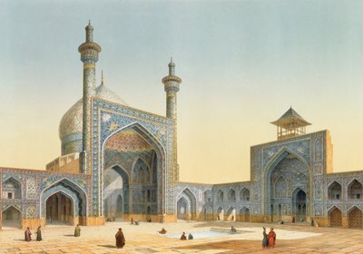 View of the Courtyard of the Mesdjid-i-Shah, Isfahan, from 